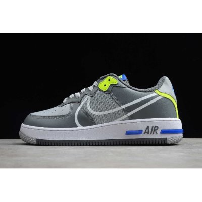 Nike Erkek Air Force 1 React Wolf Gri Kaykay Ayakkabı Türkiye - MA7K75MV